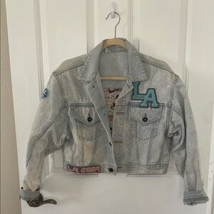 Vintage LA Gear Light Wash Denim Jacket